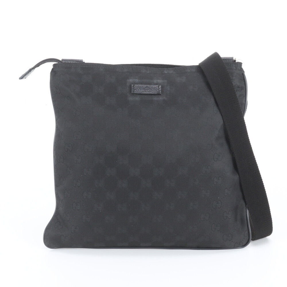 Gucci GG Nylon 132907 Leather Shoulder Bag Messenger Tote for Men